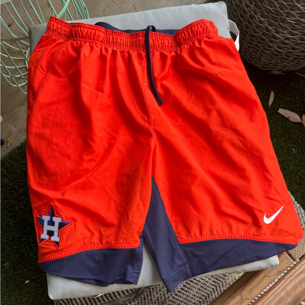 Nike DriFit Housten Astros Shorts - Sz Large